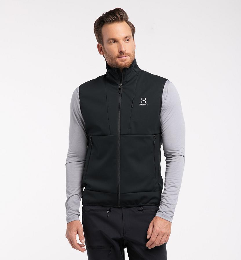 Haglöfs Mens Multi Flex Vest Black New Zealand 09285PEOM